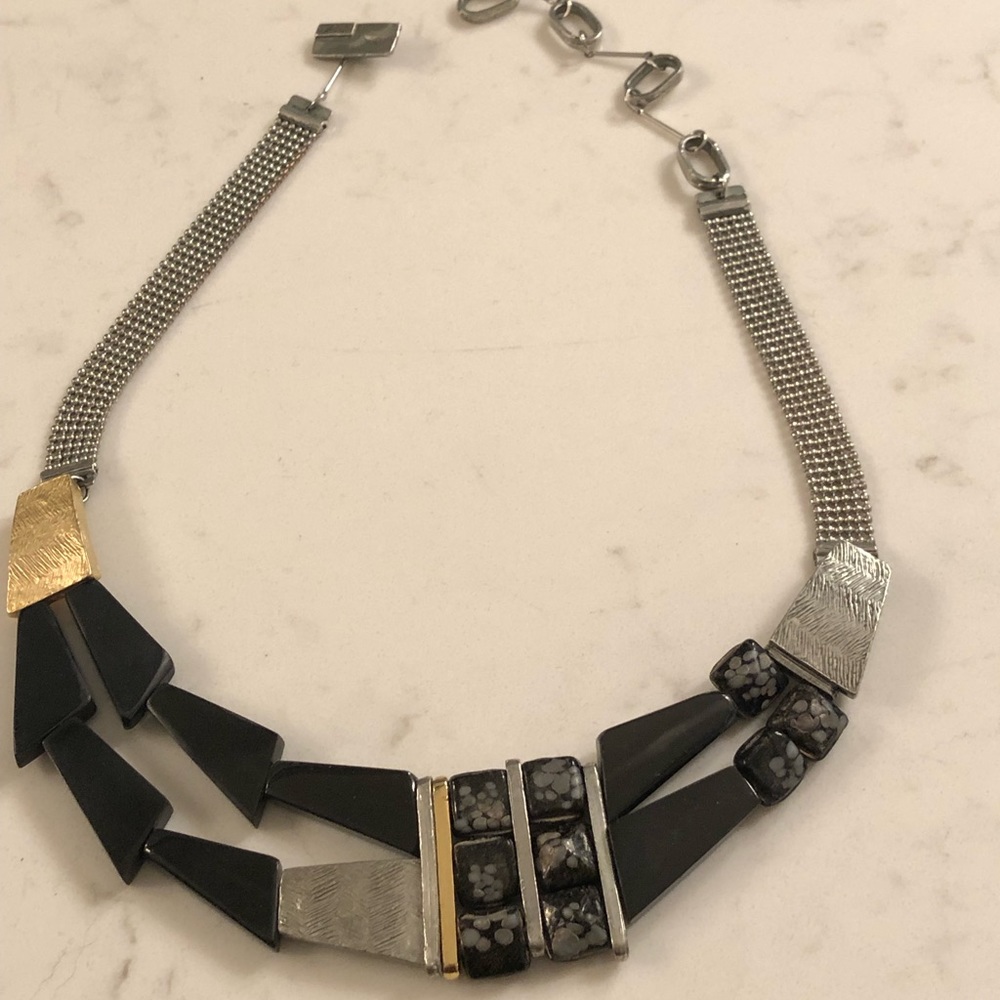 Anne Marie Chagnon Black Stone Necklace